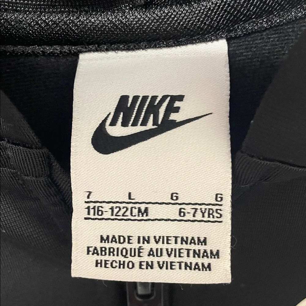 Nike Boys Logo Pocket Full Zip Hoodie 6/7 Toddler